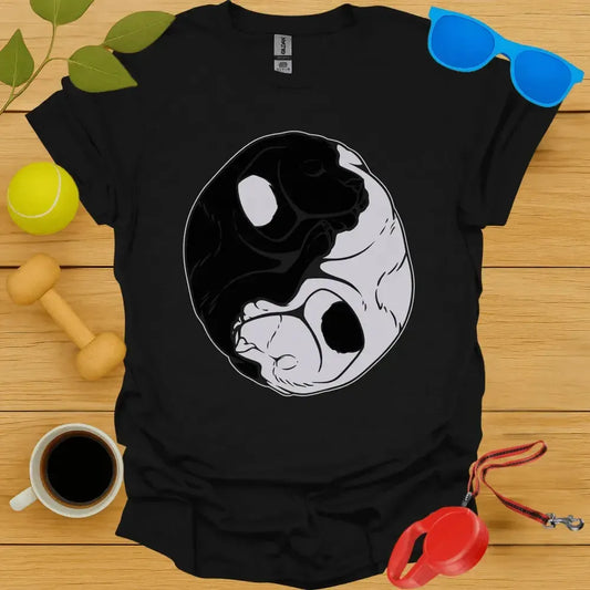 Yin and Yang Dogs T-Shirt