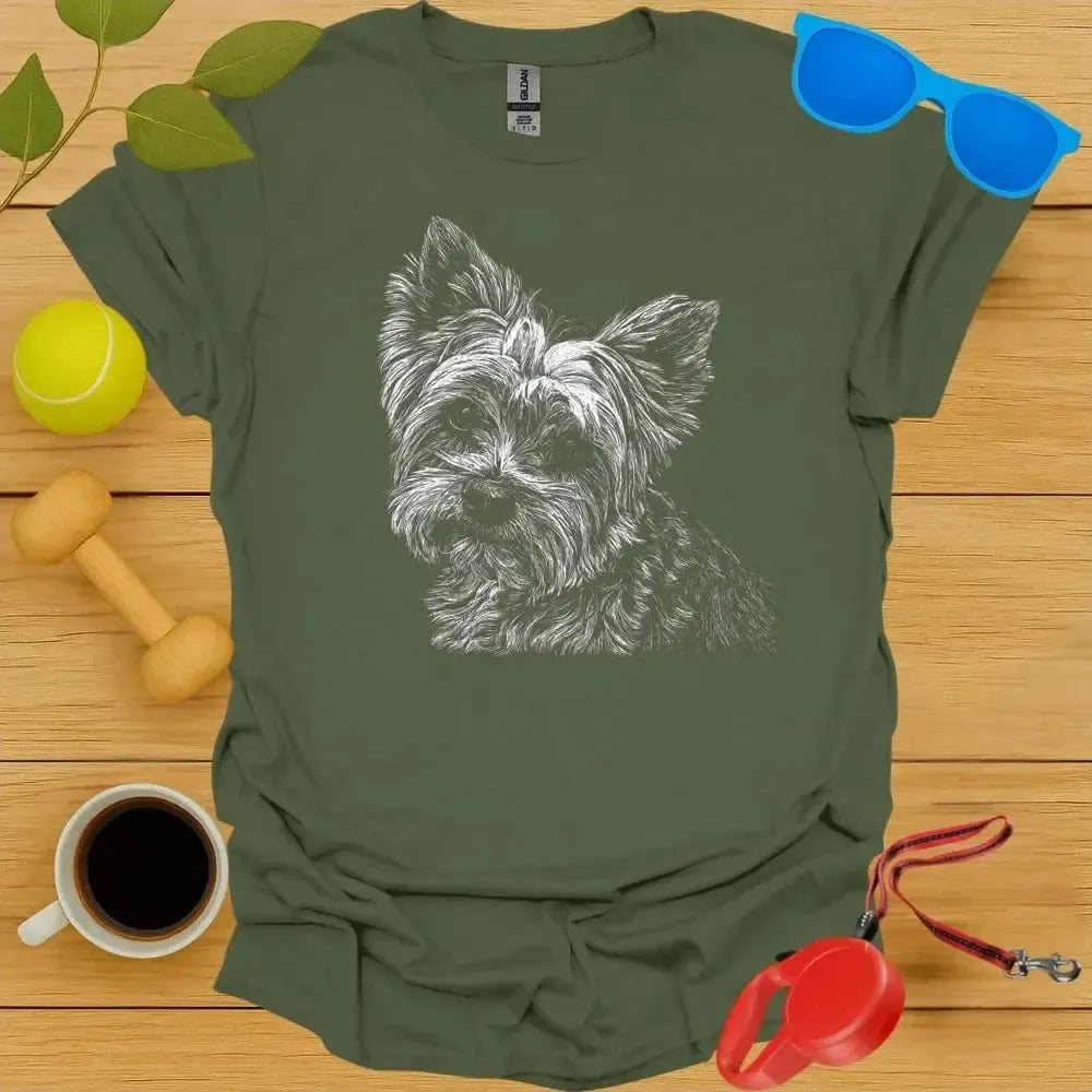 Yorkshire Terrier Portrait Tee