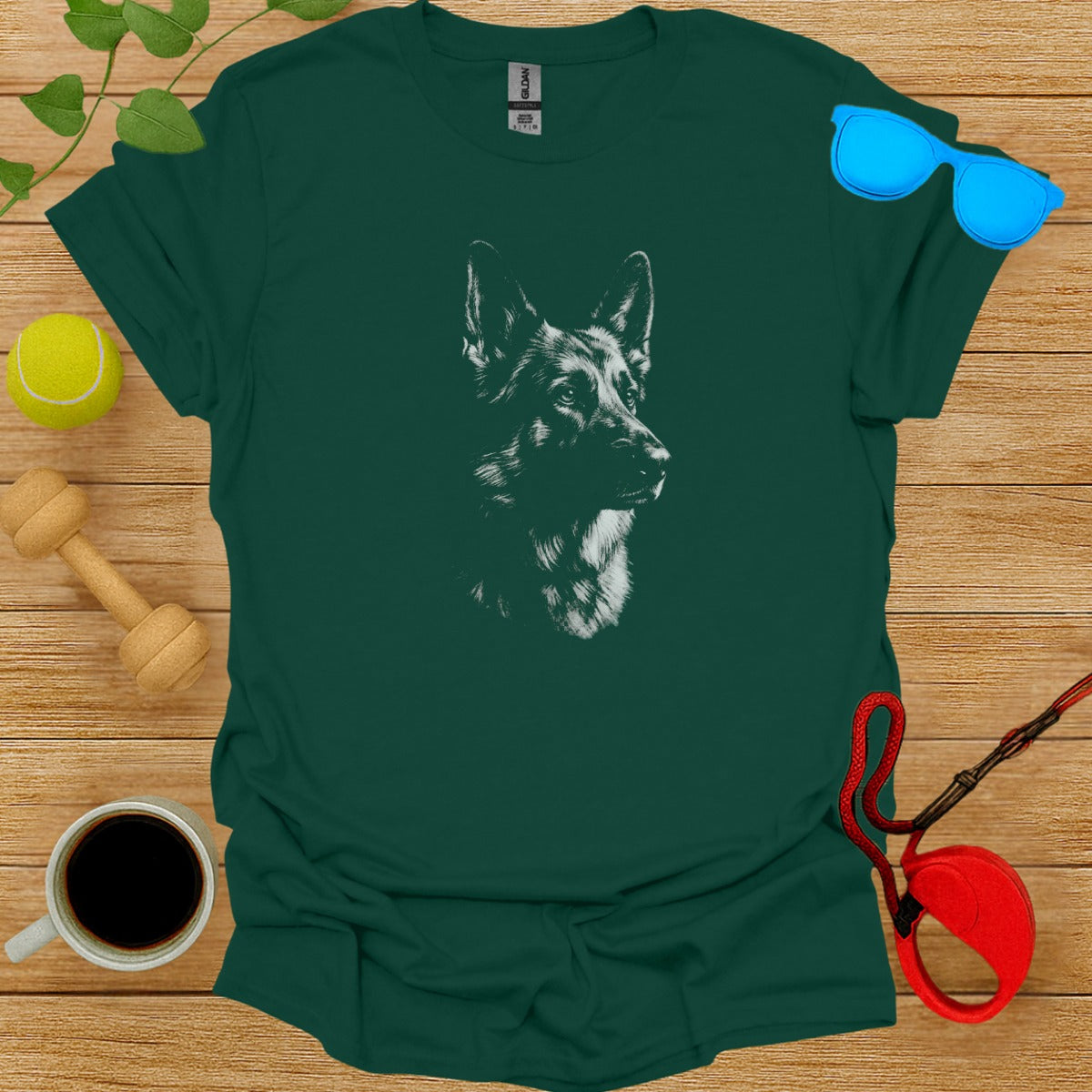 Majestic German Shepherd Graphic Tee product