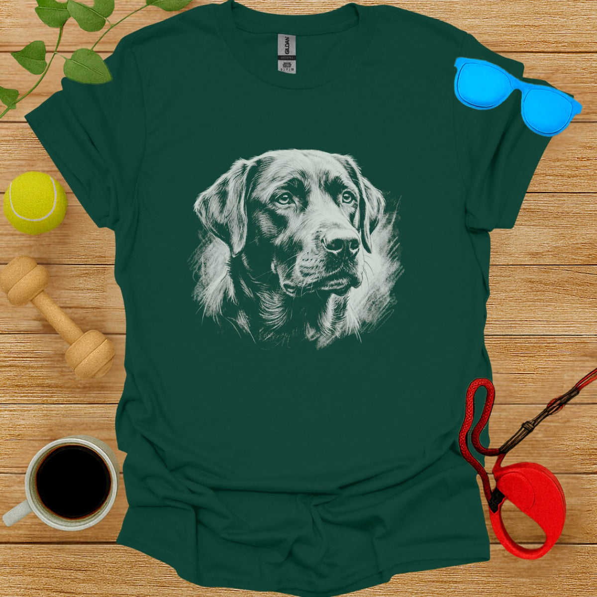 Detailed Labrador Retriever Portrait T-Shirt