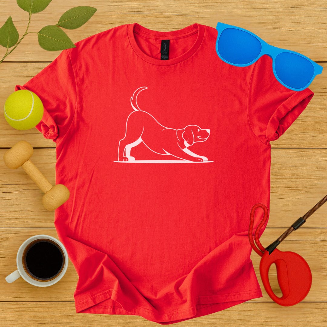 Printify T-Shirt Red / S Big Stretch T-Shirt
