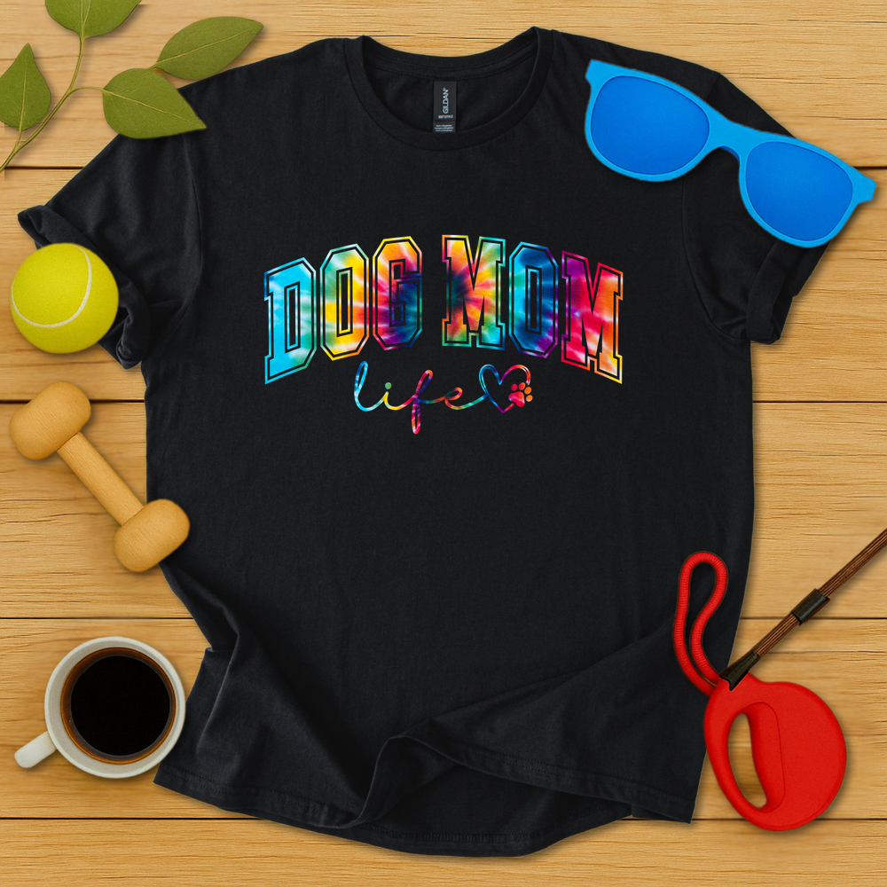 Tie Dye Dog Mom T-Shirt - Critter Lane