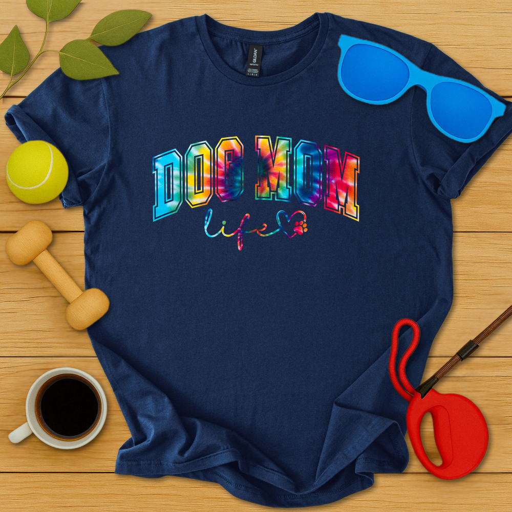 Tie Dye Dog Mom T-Shirt - Critter Lane