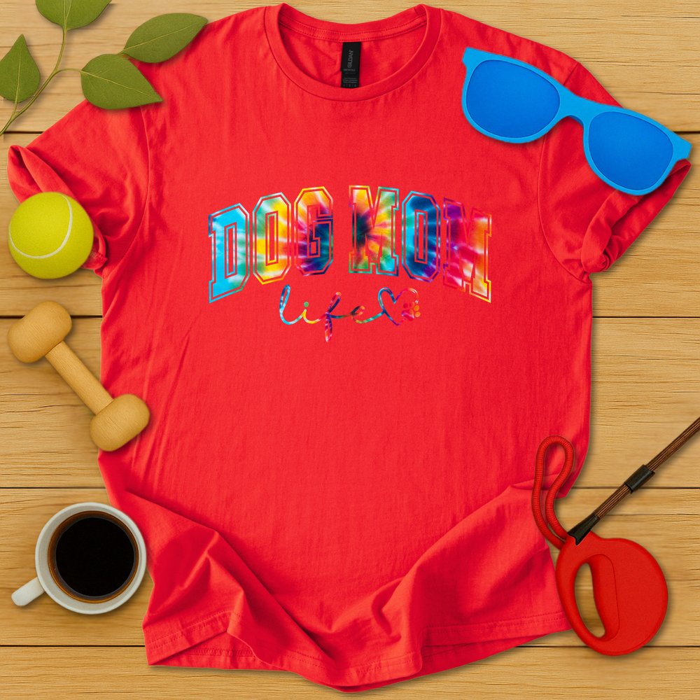 Tie Dye Dog Mom T-Shirt - Critter Lane