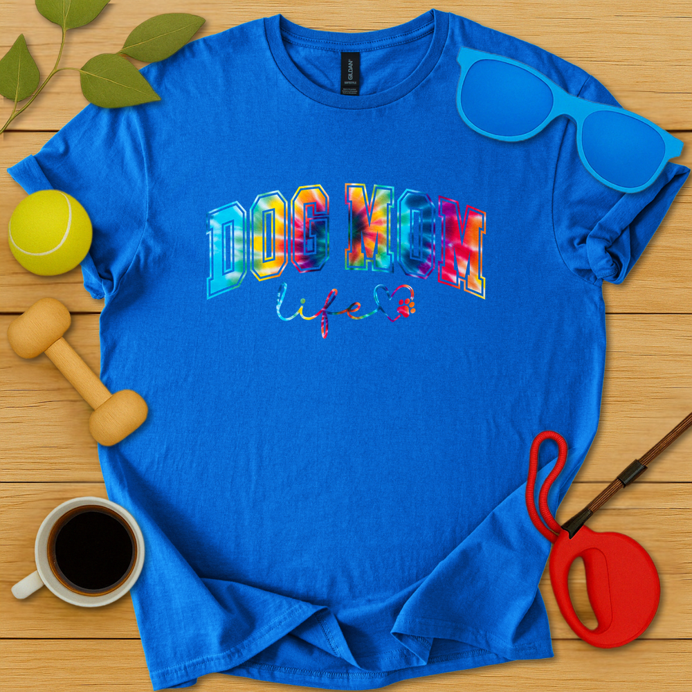 Tie Dye Dog Mom T-Shirt - Critter Lane