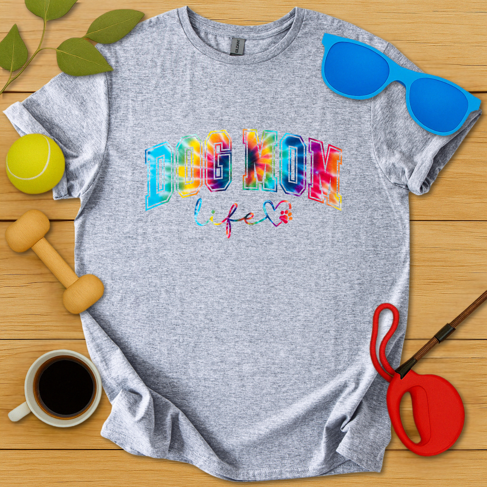 Tie Dye Dog Mom T-Shirt - Critter Lane