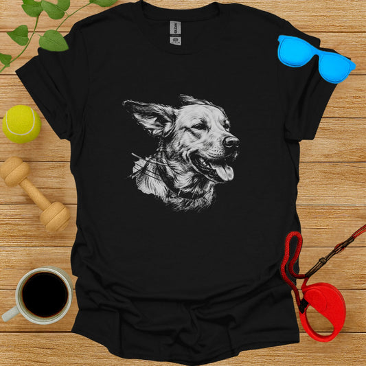 Happy Dog Graphic Tee Ideal for Canine Lovers Product
