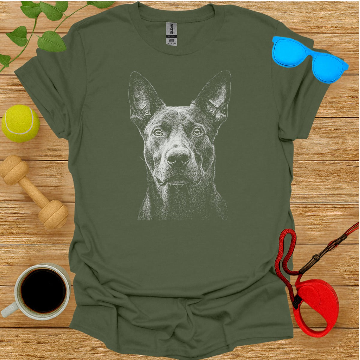 Doberman Graphic Tee for Dog Lovers apparel