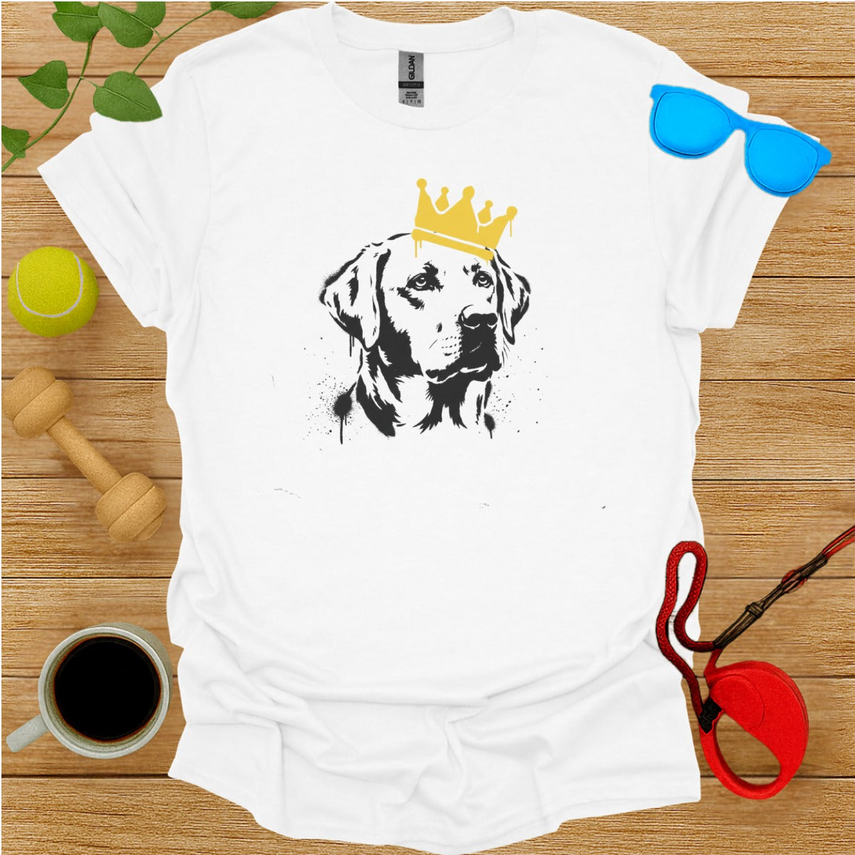 Banksy Crown Tee-Critter Lane