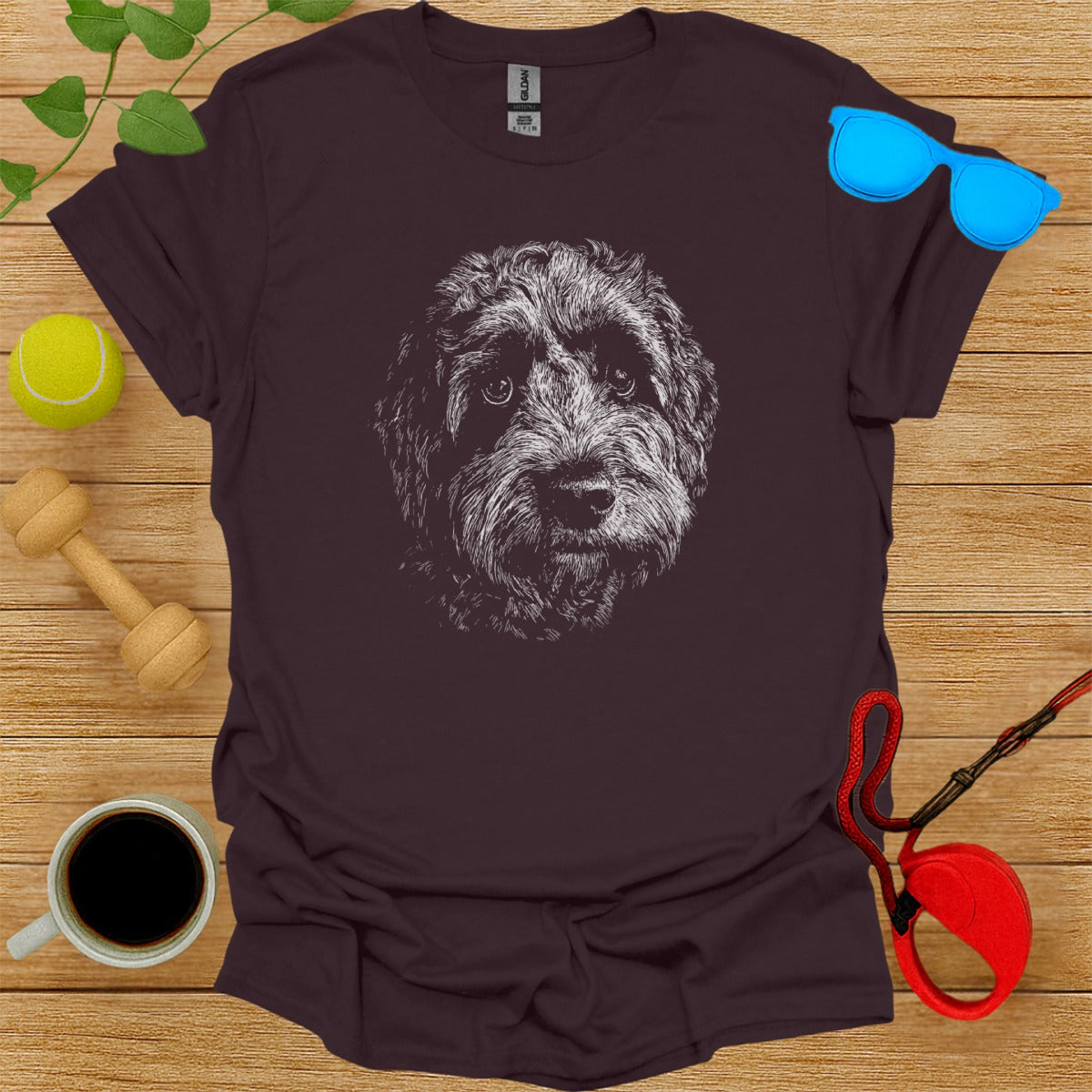Adorable Dog Graphic Tee Ideal for Animal Lovers