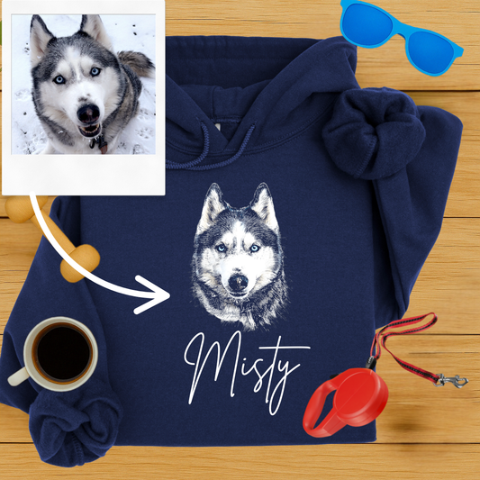 Custom Portrait Hoodie + Other Styles-Critter Lane