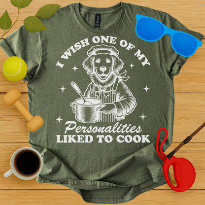 I Wish I Liked To Cook T-Shirt - Critter Lane