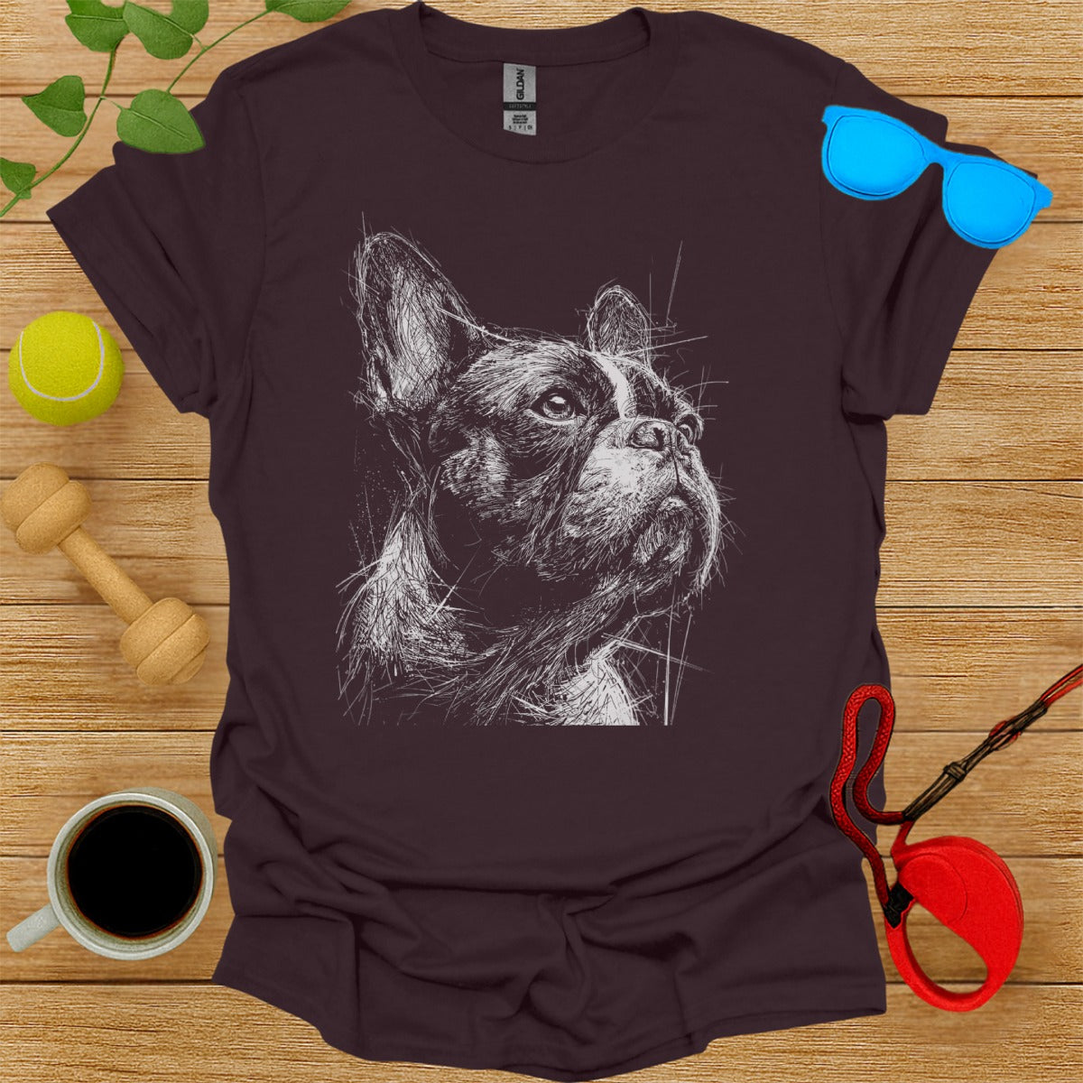 French Bulldog Sketch T-Shirt for Dog Lovers Shirt
