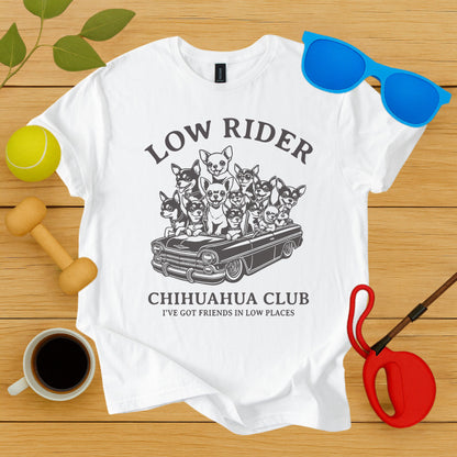 Low Rider Chihuahua Club T-Shirt - Critter Lane