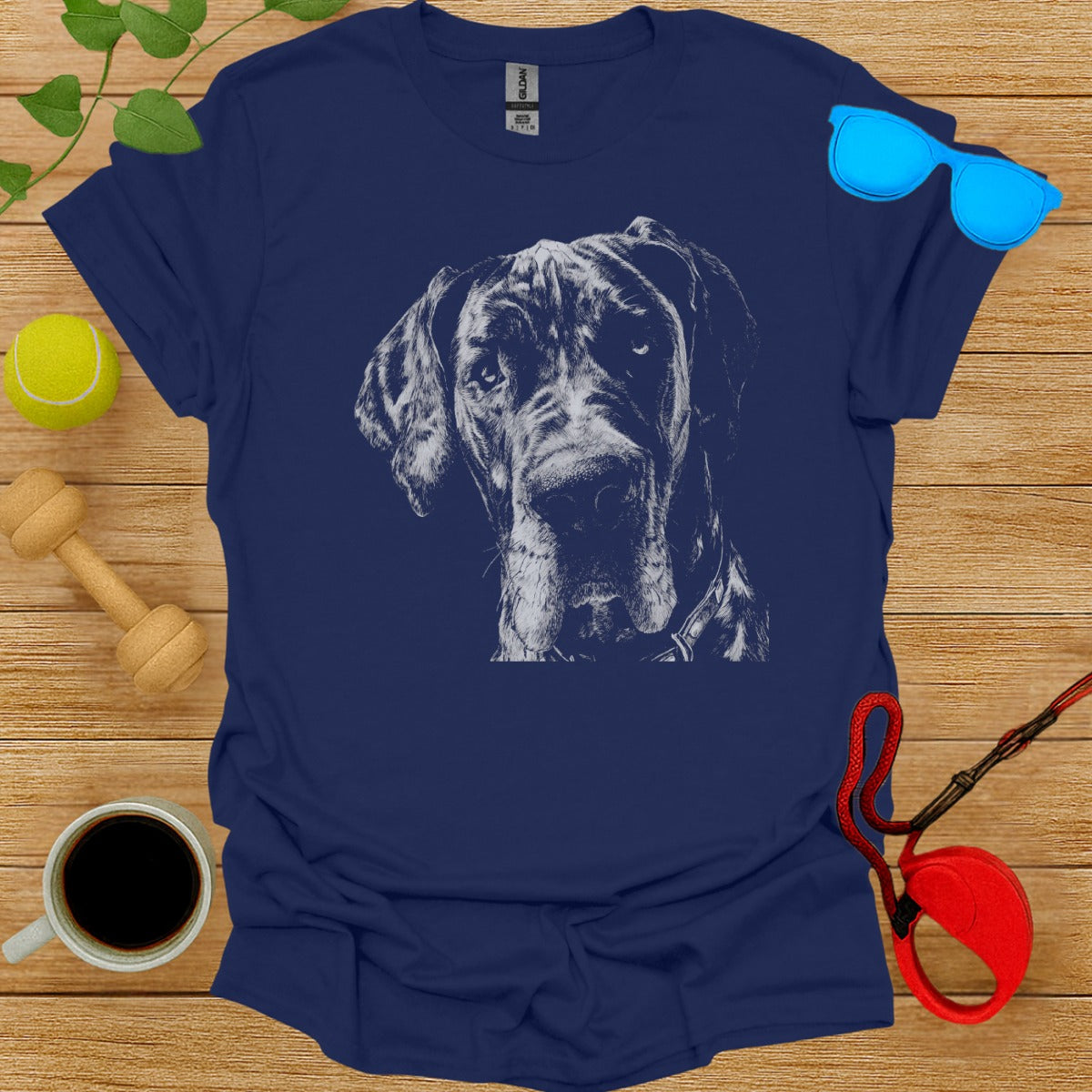 Great Dane Graphic Tee for Dog Lovers T-Shirt