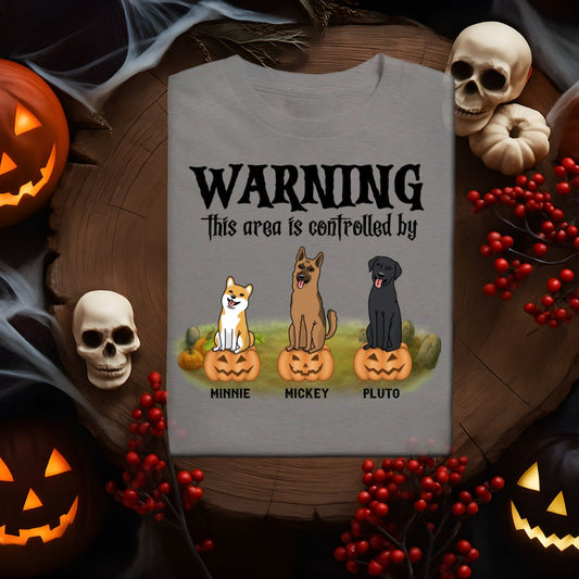 Custom Halloween Warning Tee