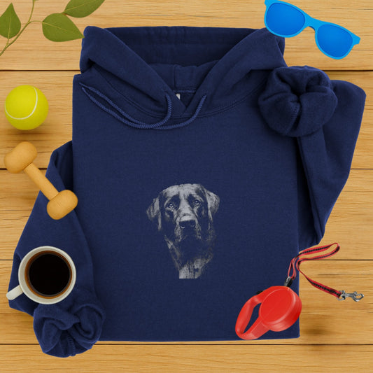 Dog Face Printed Hoodie For Pet Lovers Styles