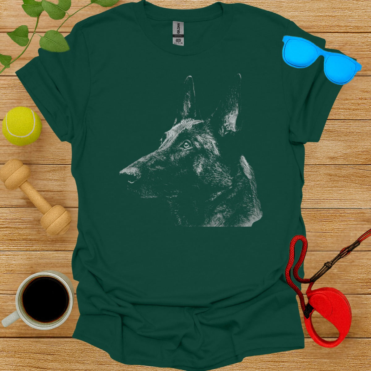 Wolf Silhouette Graphic Stylish Shirt for Casual Wear