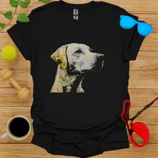 Yellow Labrador Retriever Dog Print T-shirt