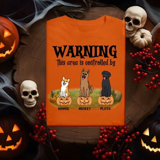 Custom Halloween Warning Tee