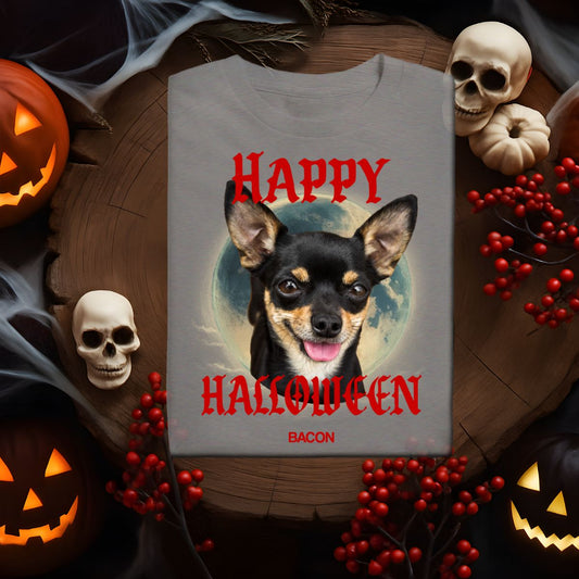 Custom Halloween Dog Tee