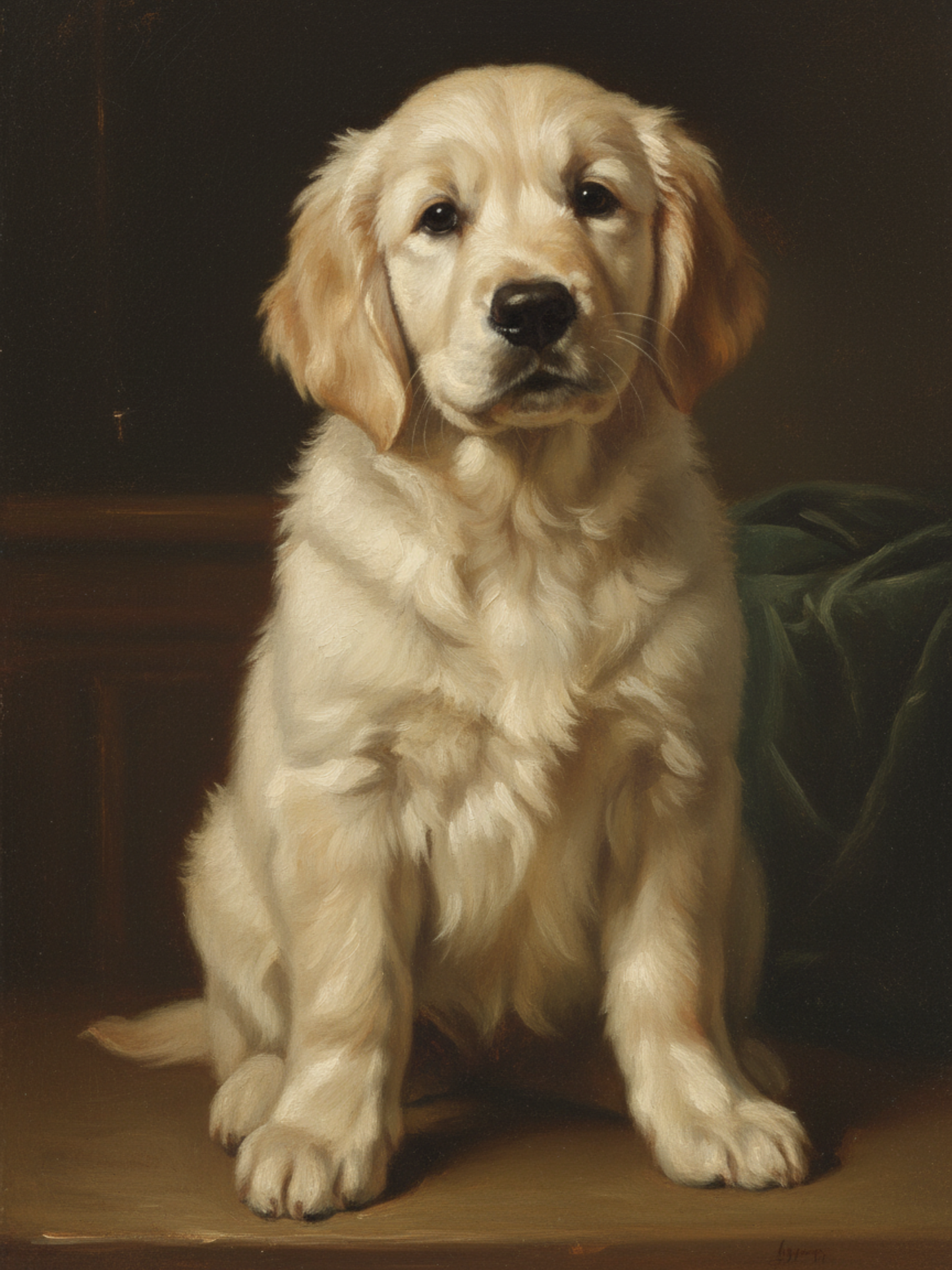 Custom Dog Portrait Canvas