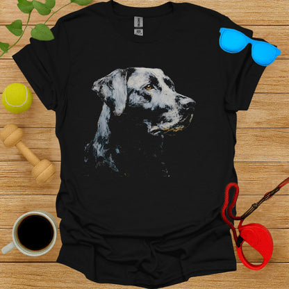 Black Labrador Portrait Graphic Tee Product