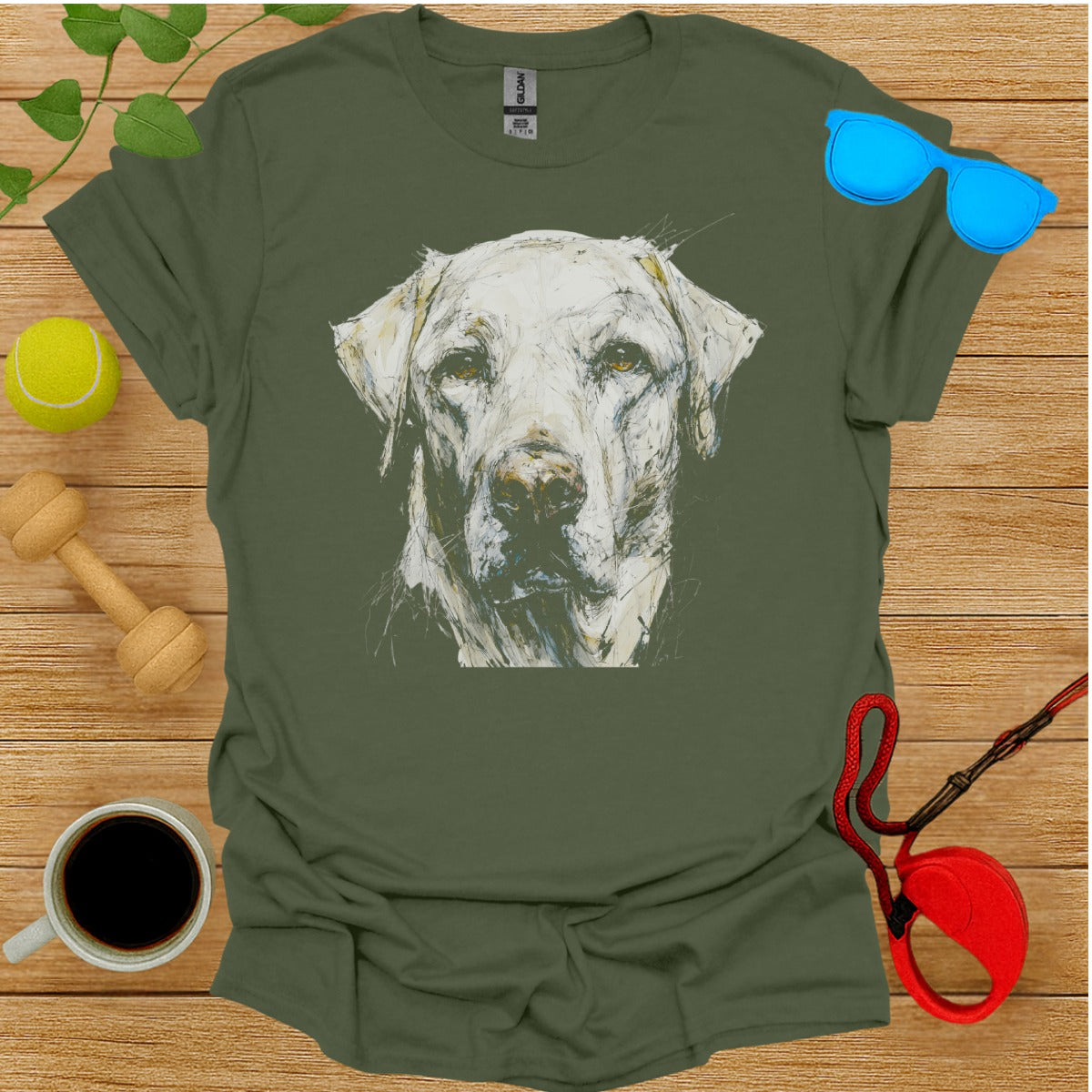 Mid Century Modern Labrador Retriever de Koonin Portrait-Critter Lane