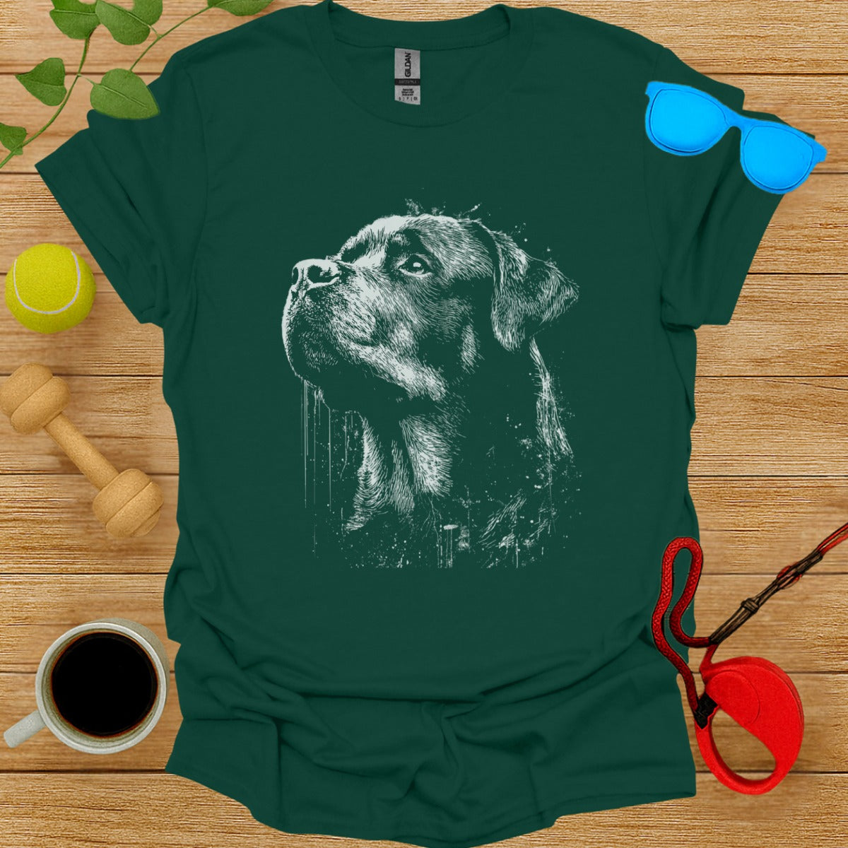 Majestic Dog Printed Graphic T-Shirt for Dog Lovers