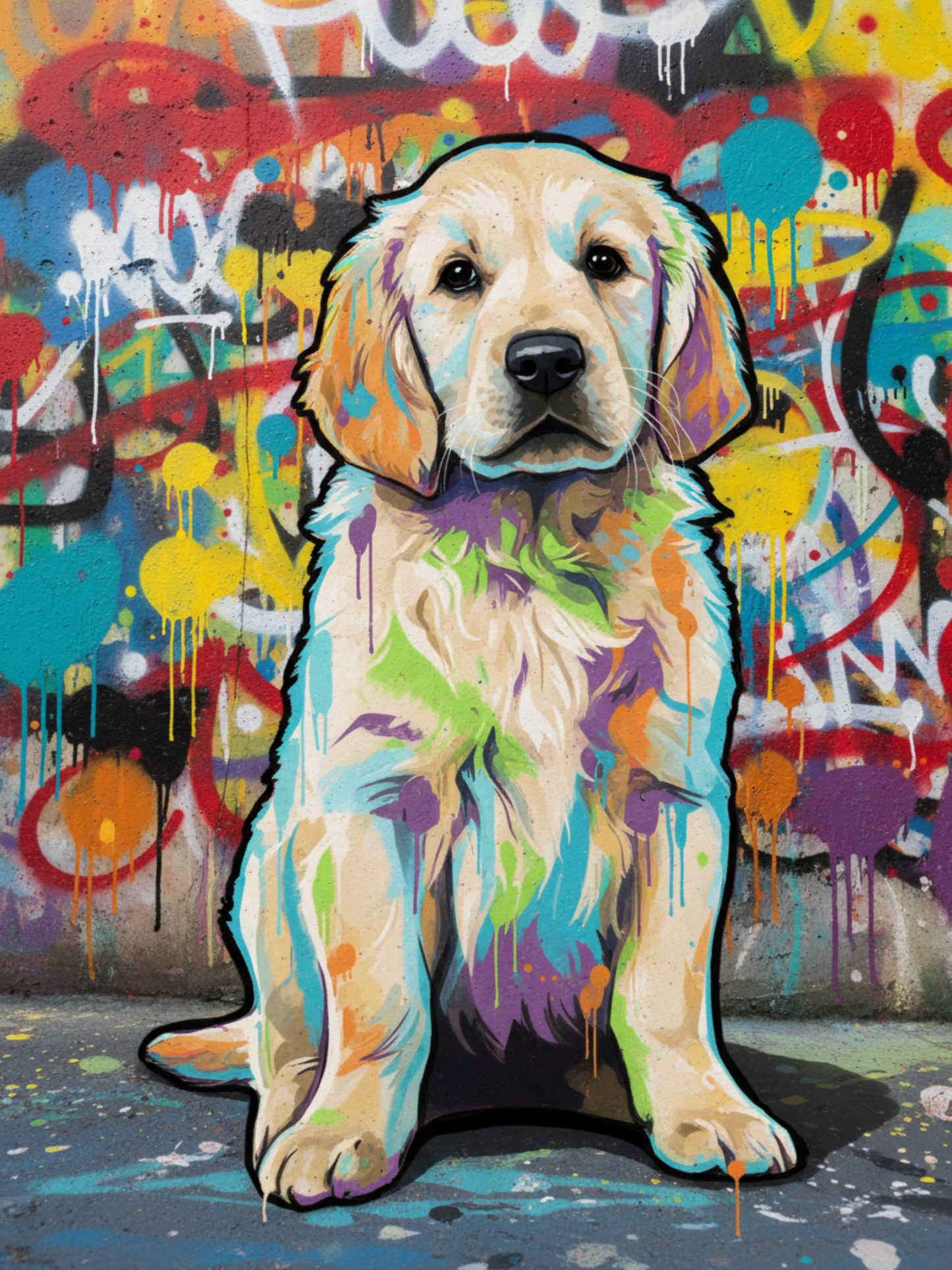 Custom Dog Portrait Poster