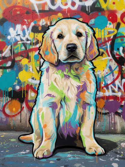 Custom Dog Portrait Poster