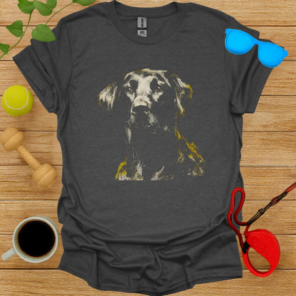 Black Labrador Portrait Graphic T-Shirt