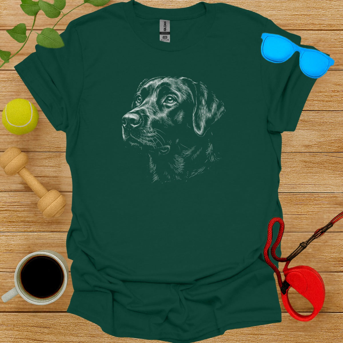 Labrador Retriever Sketch Graphic Tee