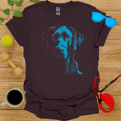 Colorful Labrador Dog Art Unisex Tee for Dog Lovers
