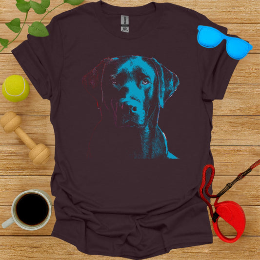 Colorful Labrador Dog Art Unisex Tee for Dog Lovers