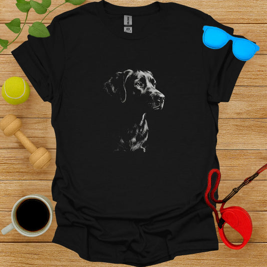 Dog Portrait Graphic Tee for Pet Lovers Shirt
