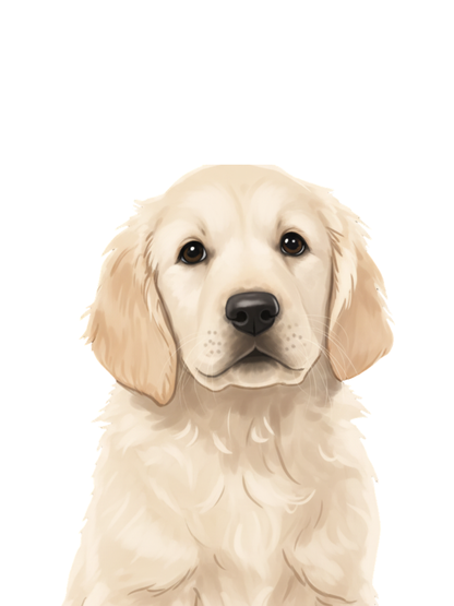 Custom Dog Portrait Poster