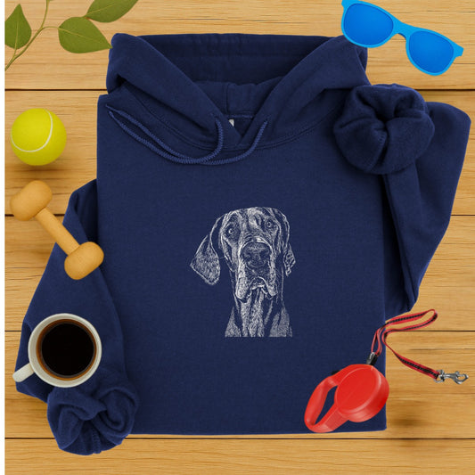 Graphic Hoodie with Dog Design for Pet Lovers