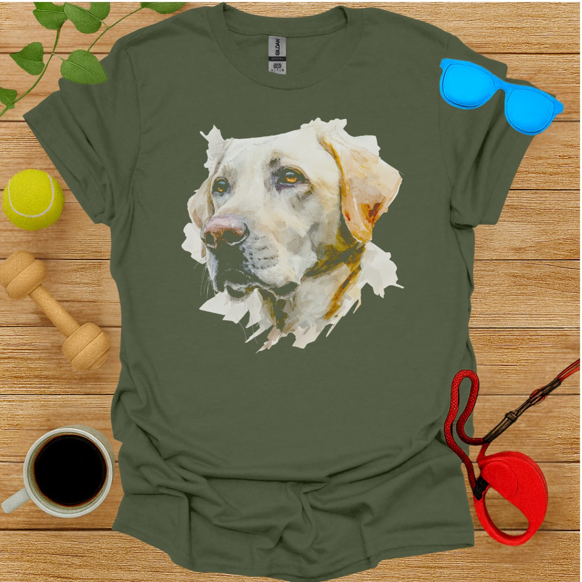 Labrador Retriever Dog Art Graphic TShirt