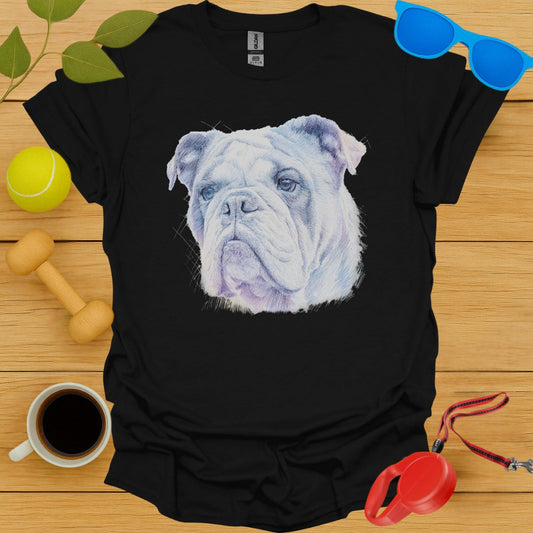 Bulldog Pastel Portrait