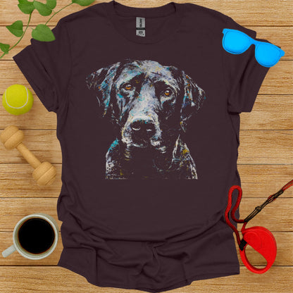 Colorful Labrador Dog Graphic Shirt