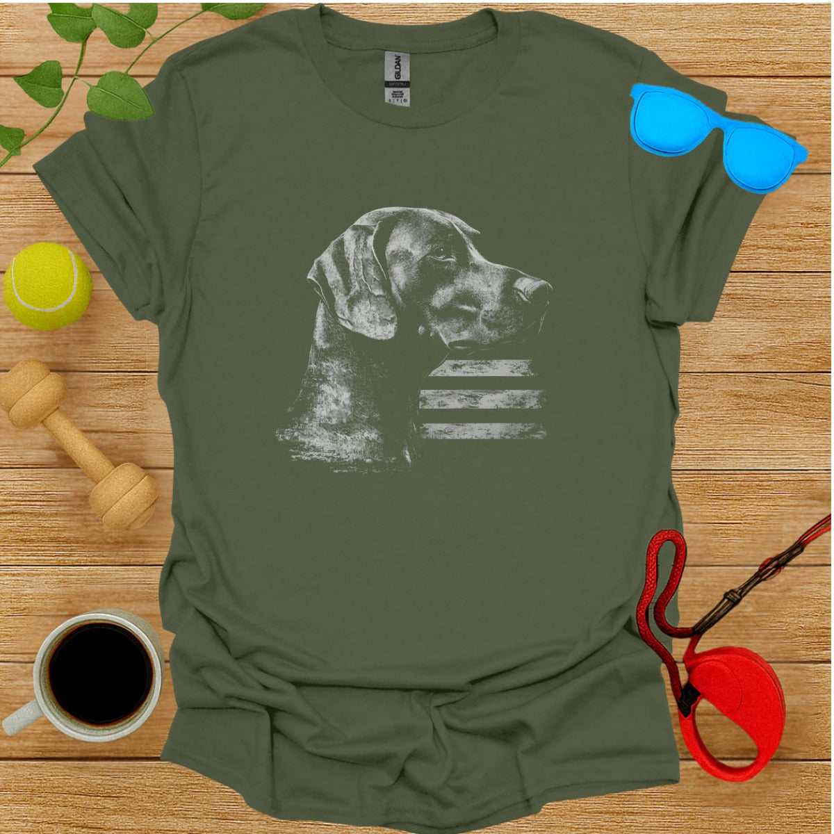 Graphic Designer Short Sleeve Dog Themed Shirt