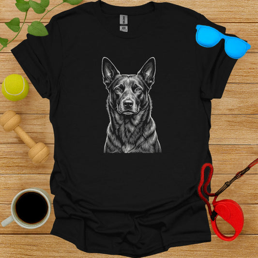 German Shepherd Dog Graphic Tee for Dog Lovers