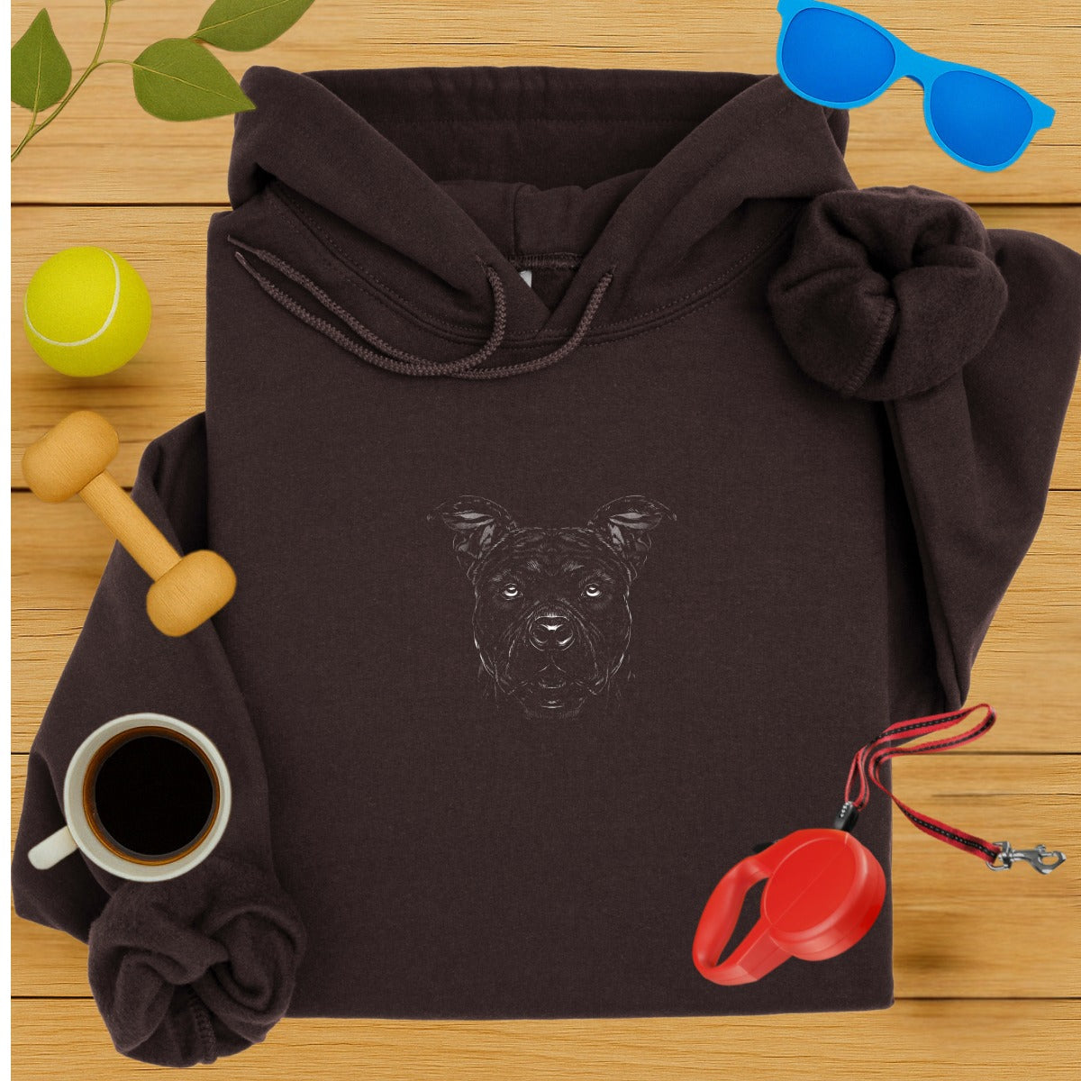 Hoodie with Dog Graphic Design for Pet Lovers
