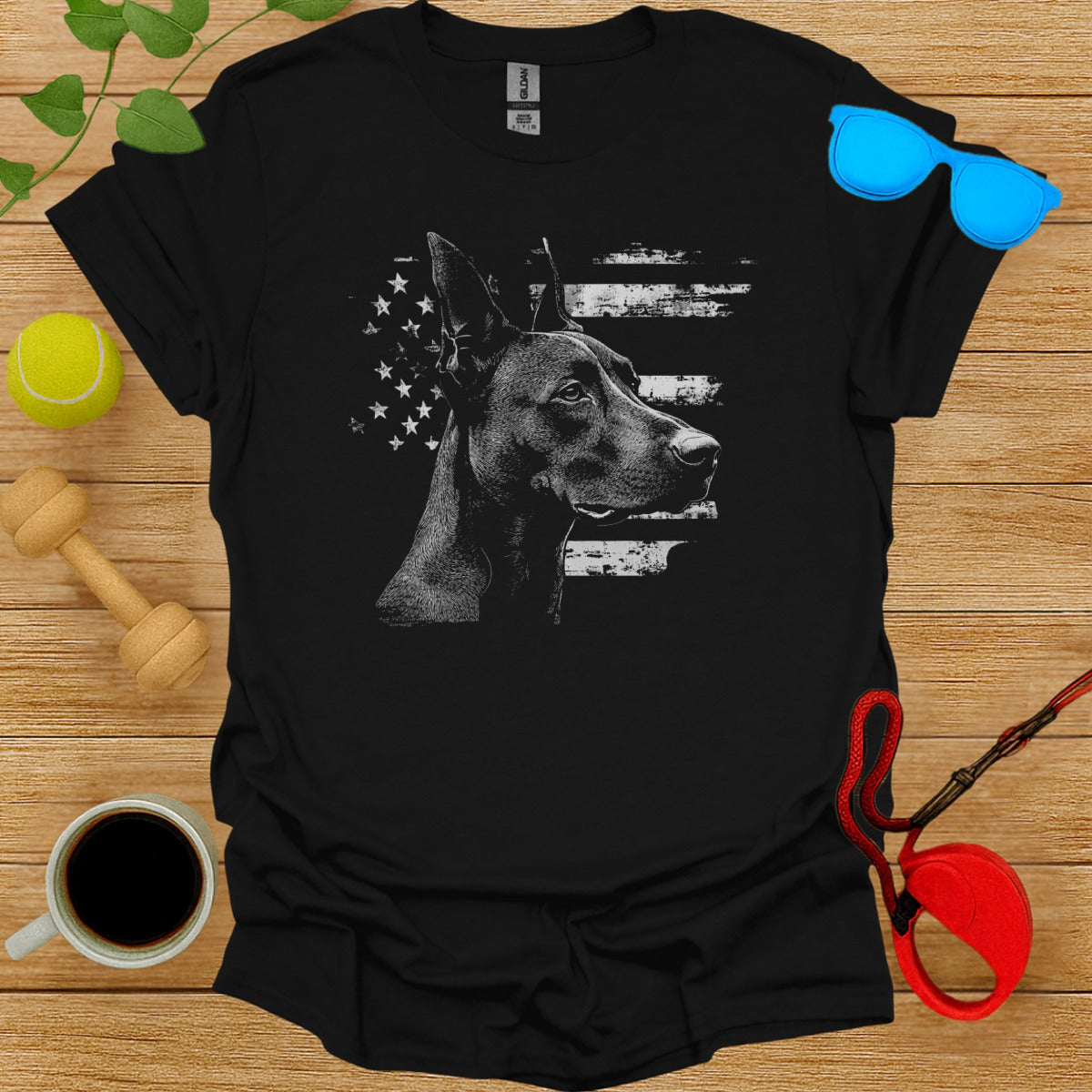 Embark on a Patriotic Journey with Dog T-shirt