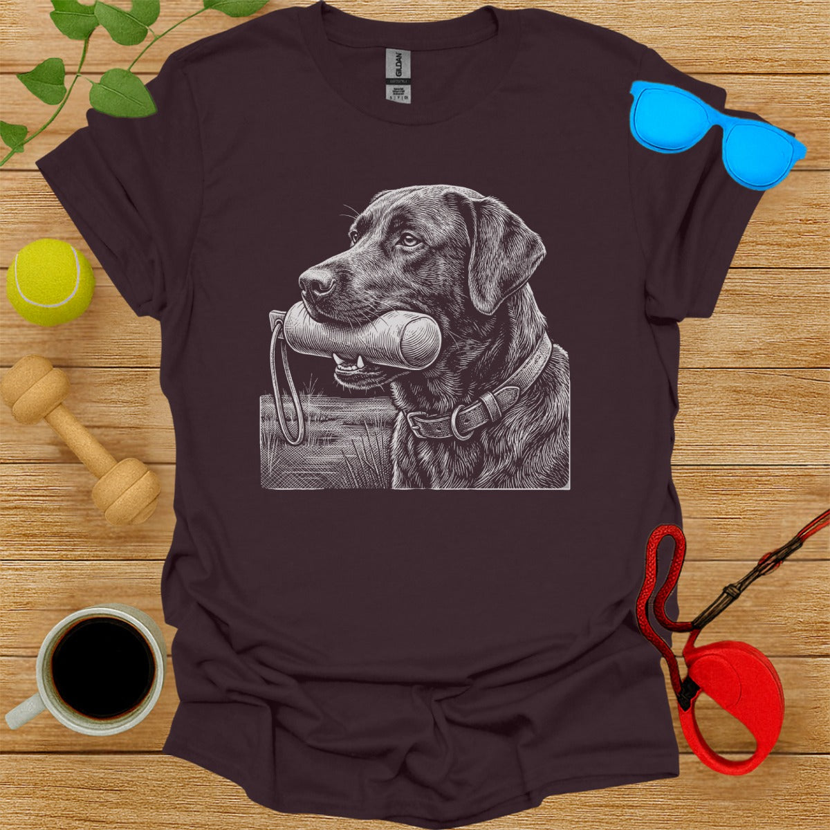 Labrador Retriever Portrait Sketch T-Shirt product