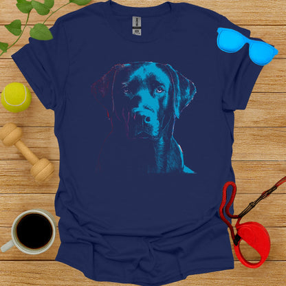 Colorful Design Featuring Labrador Dog T-Shirt