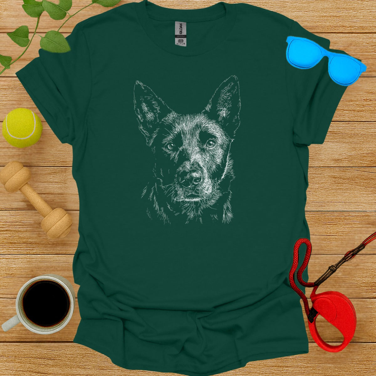 German Shepherd Dog Graphic Tee Ideal Gift