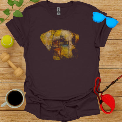 Sketch Style Dog Art Graphic T-Shirt for Pet Lovers