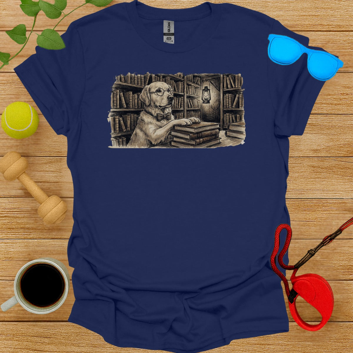 Scholarly Golden Tee-Critter Lane